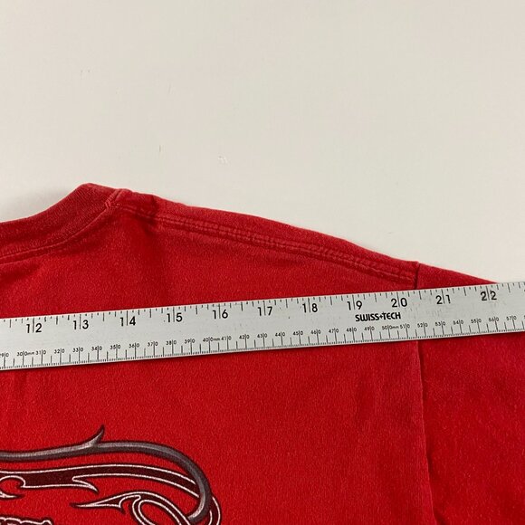 2009 Daytona Beach Bike Week T Shirt Men's Large Red Cotton Motorcycle Biker - Picture 9 of 9